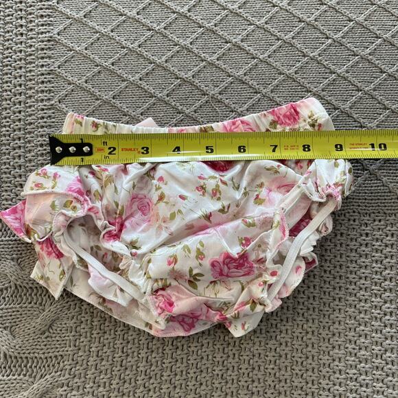 Posh Peanut Ruffled Floral Bummie ~ L - Picture 7 of 8